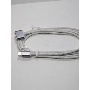 LISEN USB-C to MagSafe 2 Charging Cable Braided for MacBook Air Pro White
